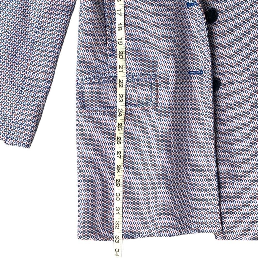 QMack Button Up Velvet collar Tweed Coat Size M - Picture 4 of 11